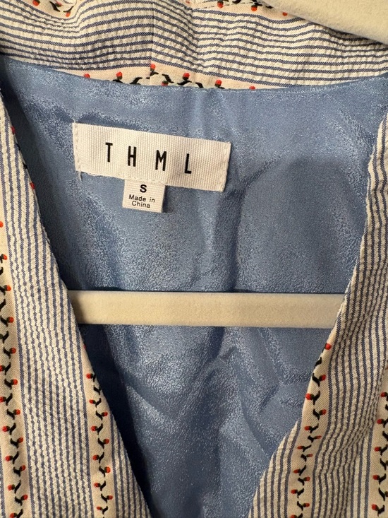 THML Rosette Cinched Waist Midi Dress - Picture 7 of 7